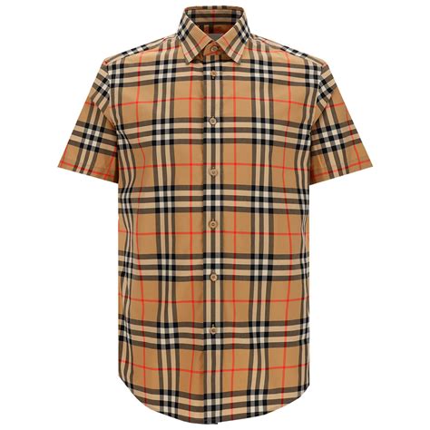 burberry camicia uomo manica corta|Camicie firmate da uomo .